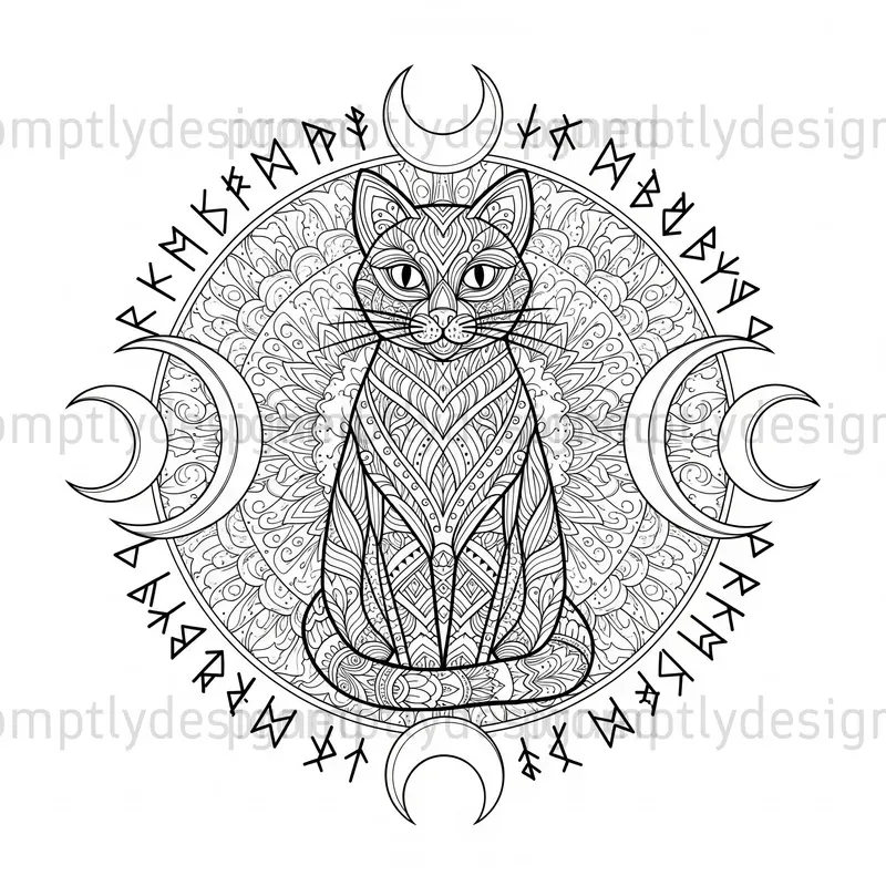 Zentangle Totem Animals Coloring Pages