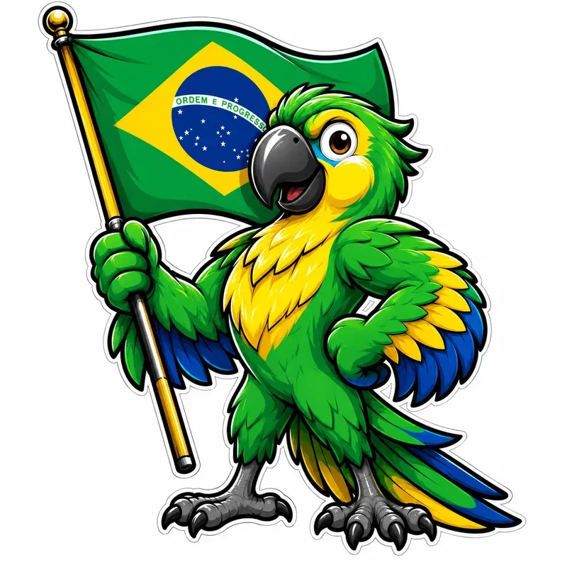 Bird Flag Mascot Tshirt Designs