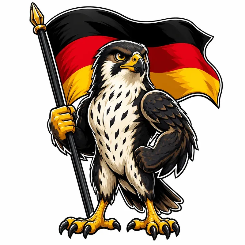 Bird Flag Mascot Tshirt Designs