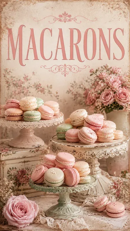 Charming Shabby Chic Bakery Posters