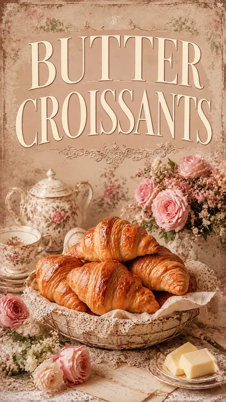 Charming Shabby Chic Bakery Posters