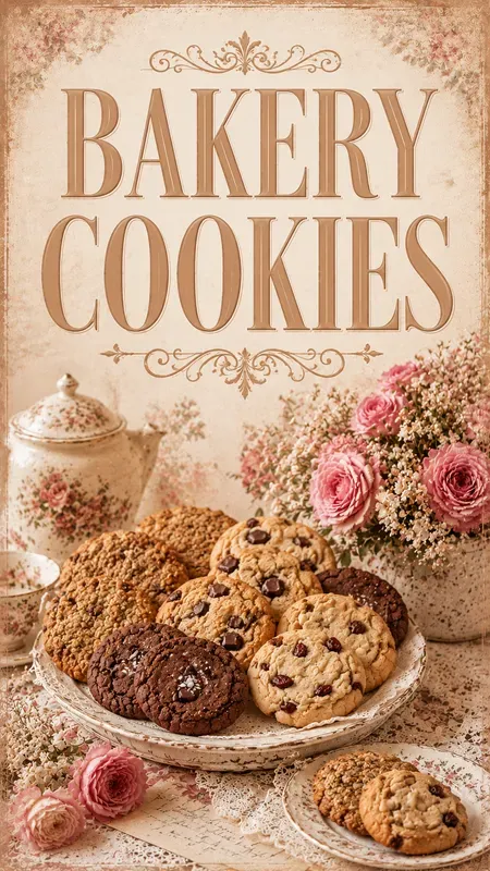 Charming Shabby Chic Bakery Posters
