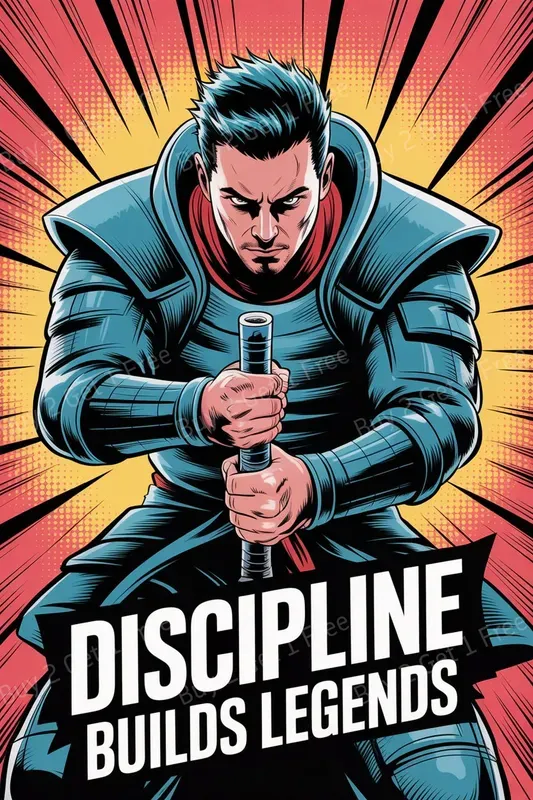 Bold Comic Style Motivational Posters