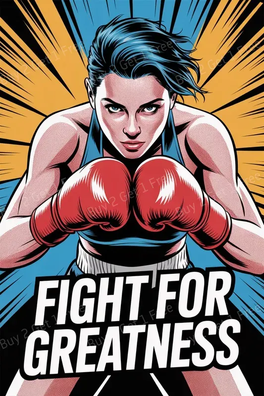 Bold Comic Style Motivational Posters