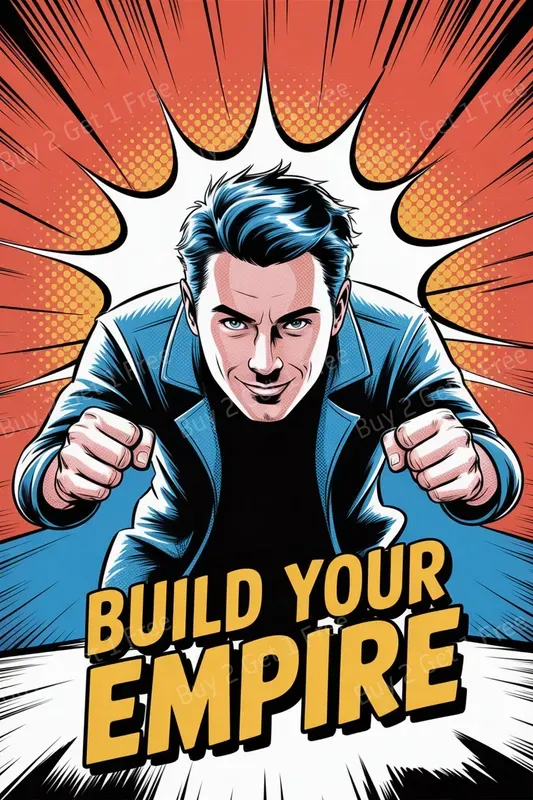 Bold Comic Style Motivational Posters