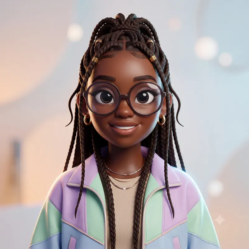 Glossy 3D Avatar Portraits