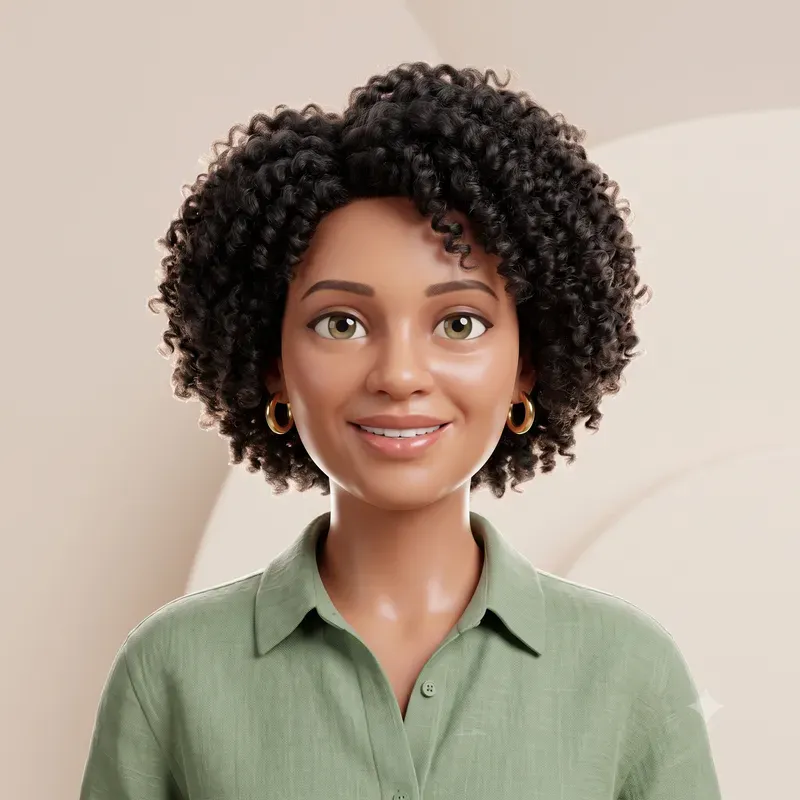 Glossy 3D Avatar Portraits