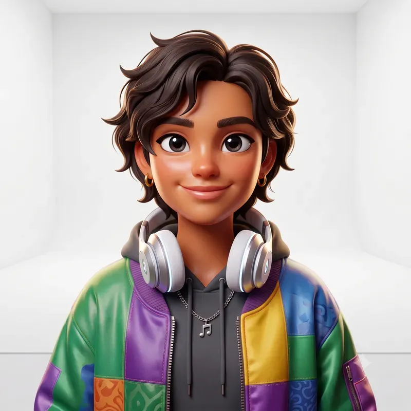 Glossy 3D Avatar Portraits