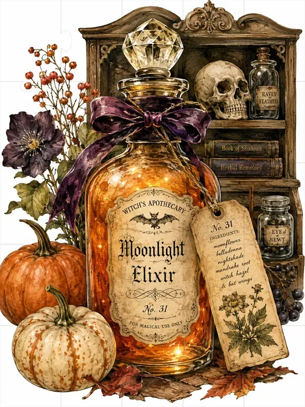 Vintage Halloween Clipart Ephemera Packs