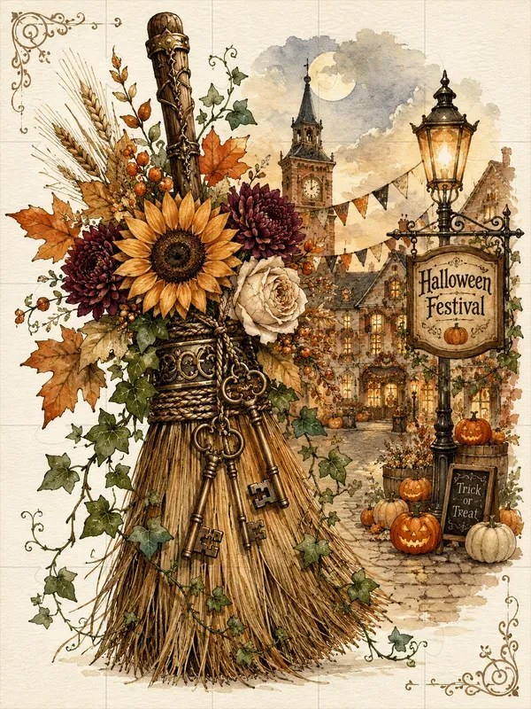 Vintage Halloween Clipart Ephemera Packs