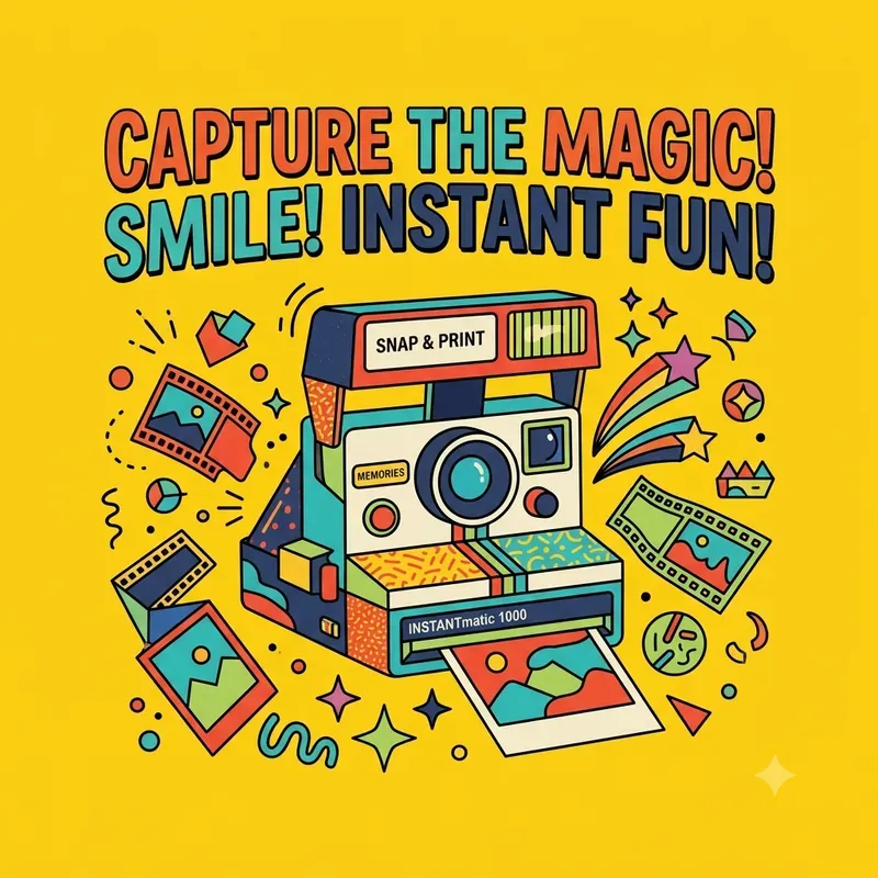 Retro Pop Small Objects Posters