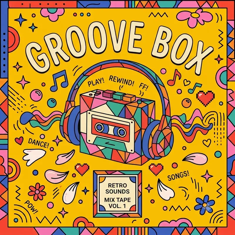 Retro Pop Small Objects Posters