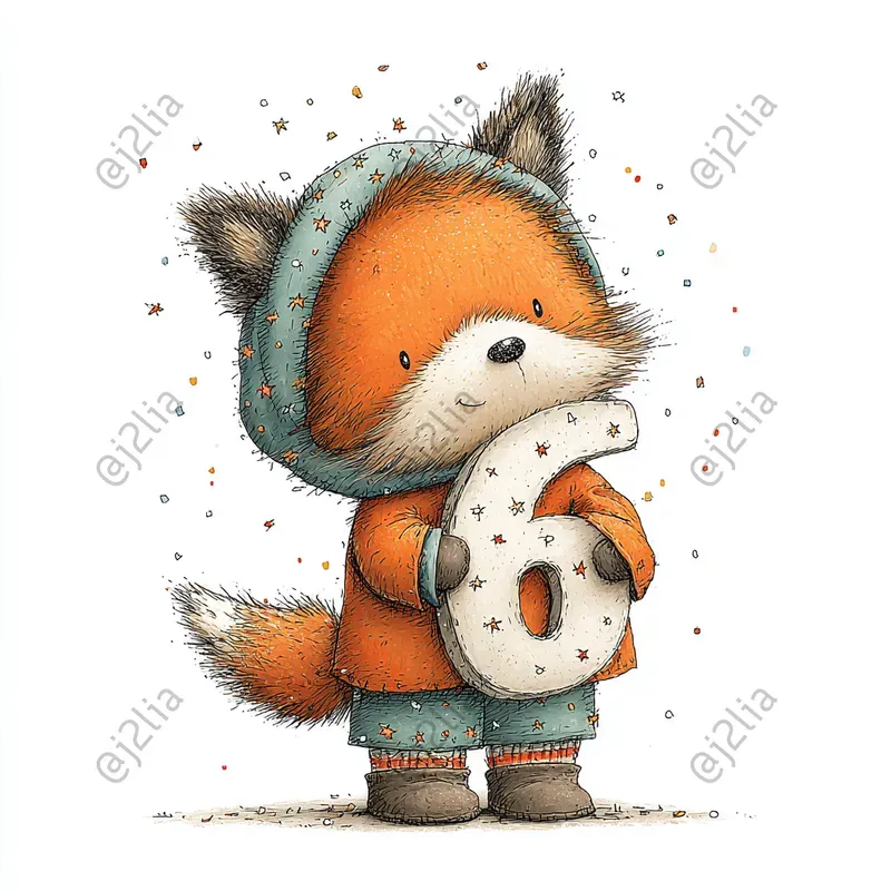 Cute Birthday Animal Clipart
