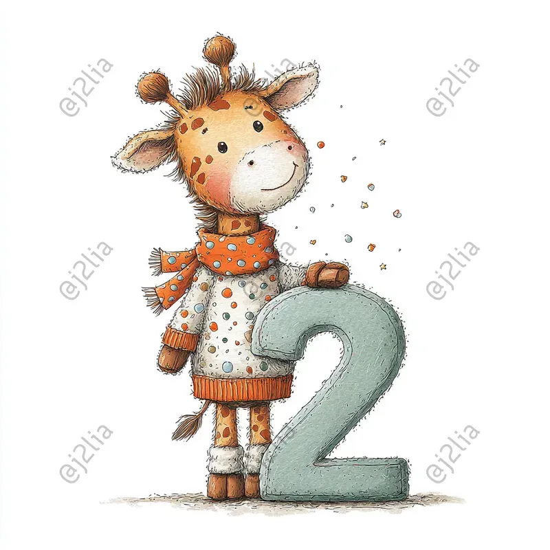Cute Birthday Animal Clipart