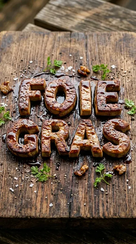 Ultra Realistic Food Typography