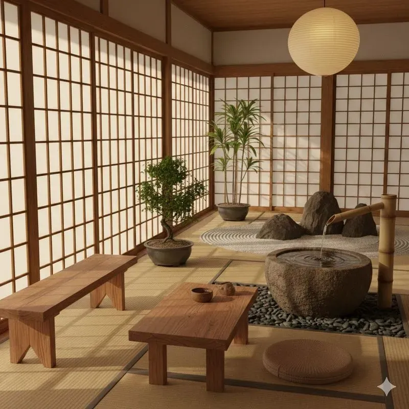 Zen Japanese Interior Objects
