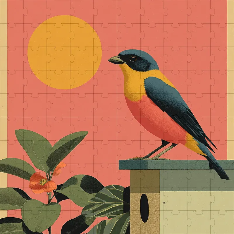 Risograph Retro Muted Print Posters