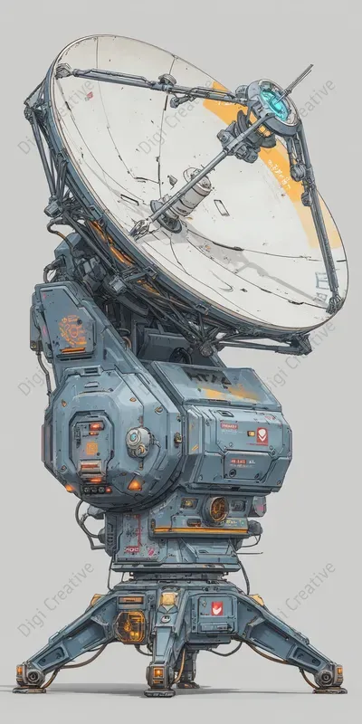 Futuristic Concept Art For Tech Scifi