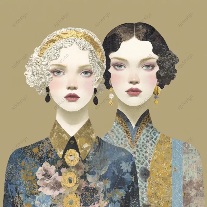 Surreal Vintage Portrait Collages