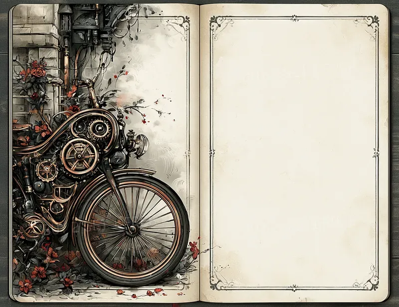 Brass Poetry Double Spread Pages