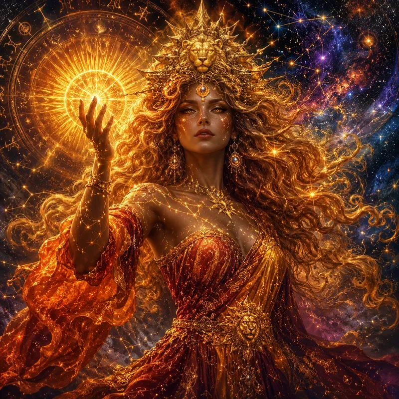 Zodiac Celestial Portrait Series