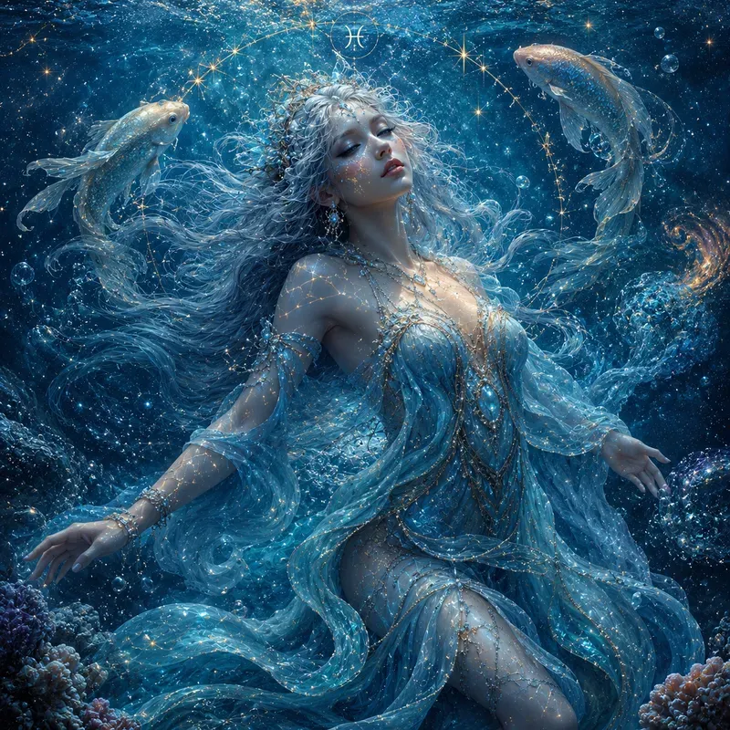 Zodiac Celestial Portrait Series