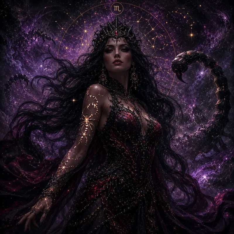 Zodiac Celestial Portrait Series