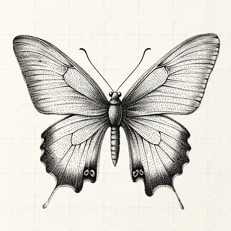 Stippling Art Monochromatic Designs