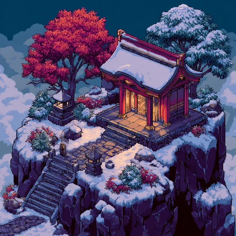 Pixel Art Scene Generators Customizable