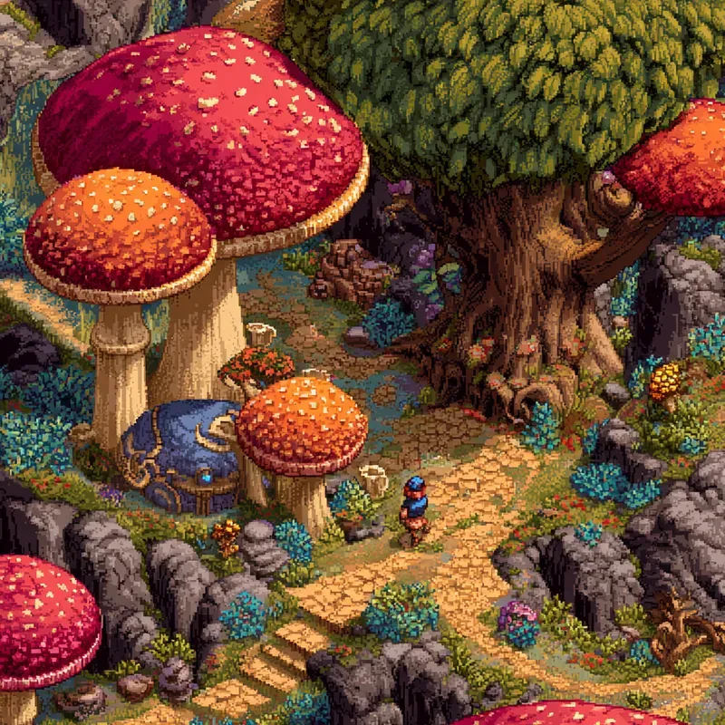 Pixel Art Scene Generators Customizable