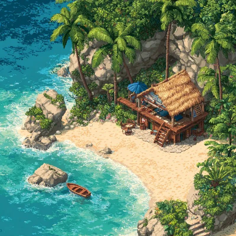 Pixel Art Scene Generators Customizable