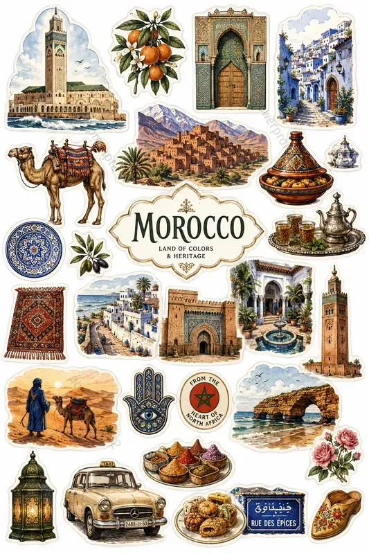 Country Heritage Sticker Sheets
