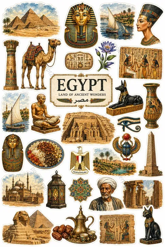 Country Heritage Sticker Sheets