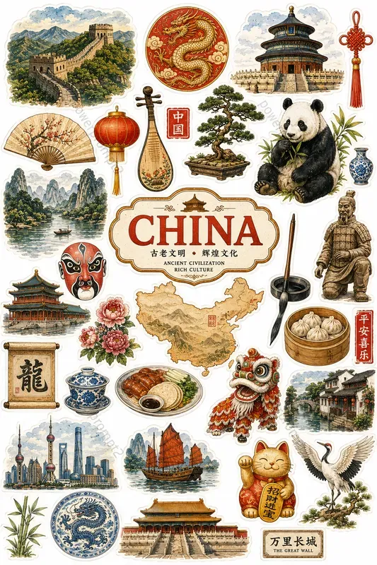 Country Heritage Sticker Sheets