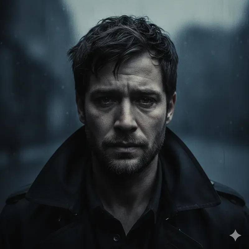 Dark Mood Cinematic Portrait Posters