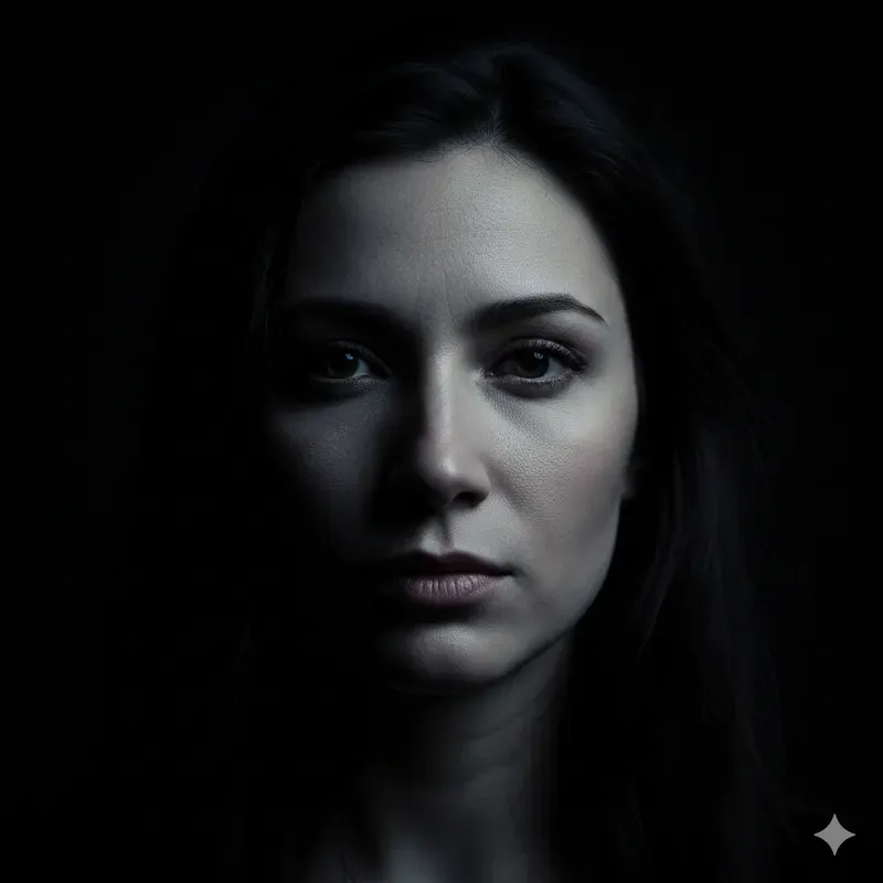 Dark Mood Cinematic Portrait Posters