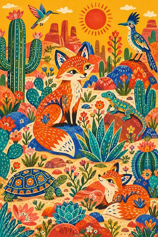 Whimsical Botanical Art