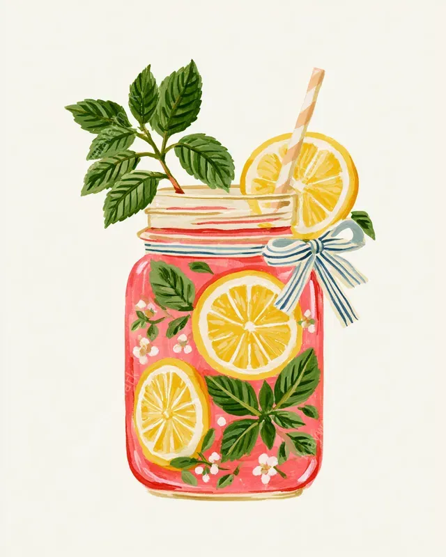 Soft Cottagecore Summer Cliparts