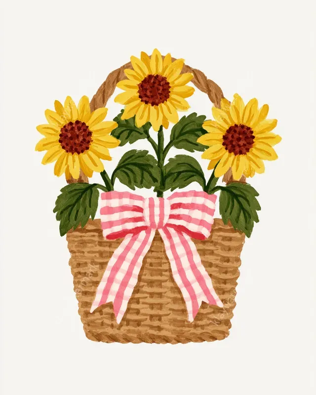 Soft Cottagecore Summer Cliparts