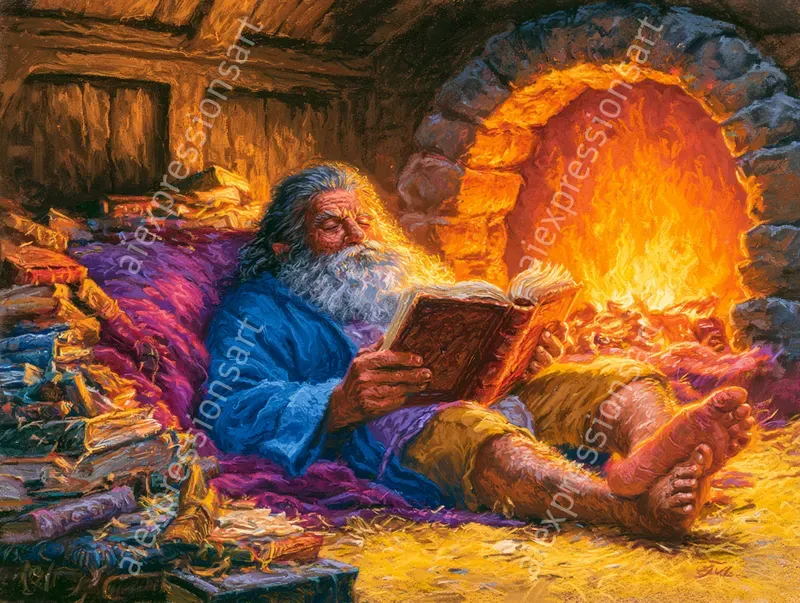 Cozy Fantasy Soft Pastel Storybook Art