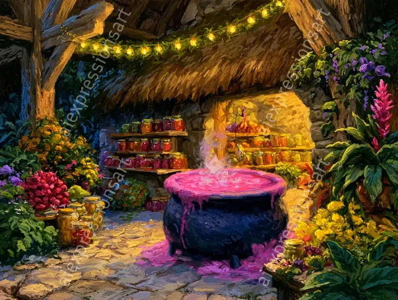 Cozy Fantasy Soft Pastel Storybook Art