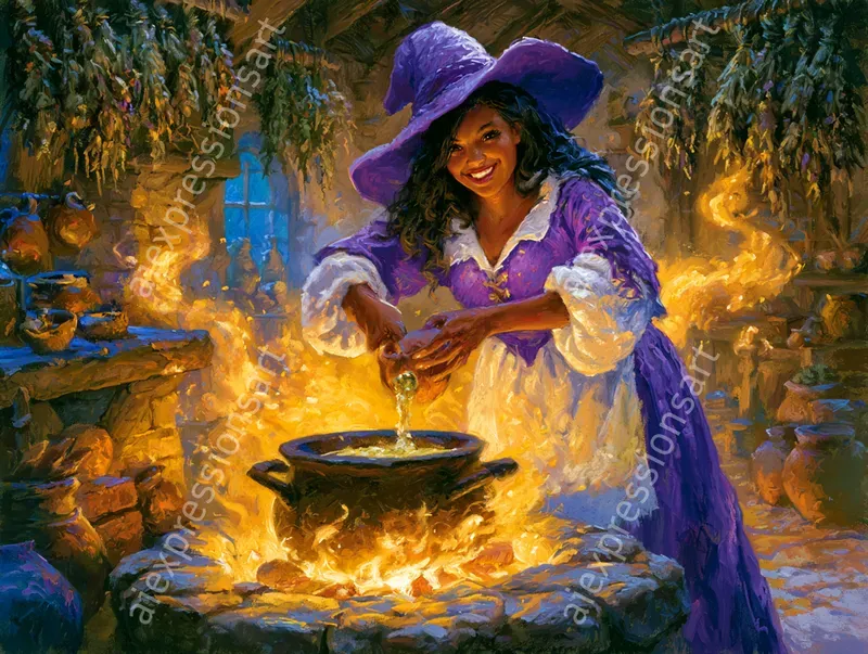 Cozy Fantasy Soft Pastel Storybook Art