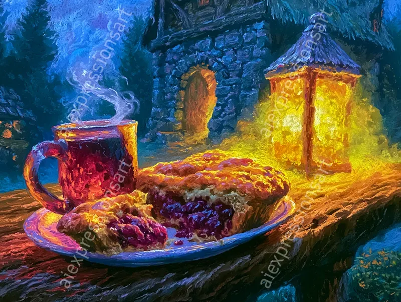 Cozy Fantasy Soft Pastel Storybook Art