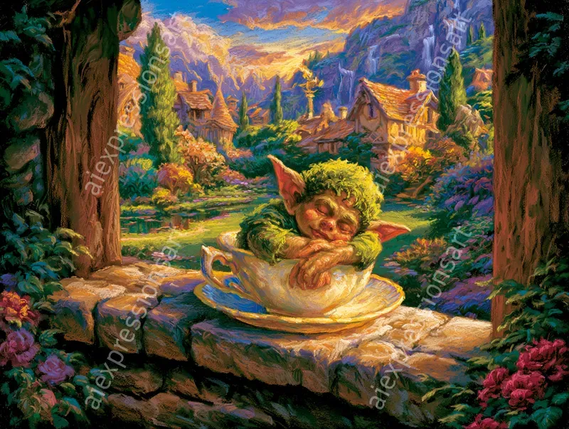 Cozy Fantasy Soft Pastel Storybook Art