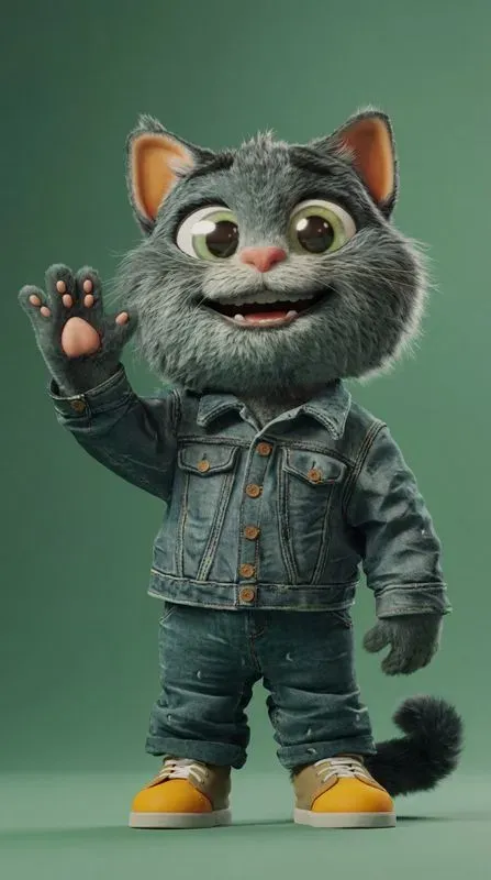 Pixar 3D Animal Presenter Green Screens