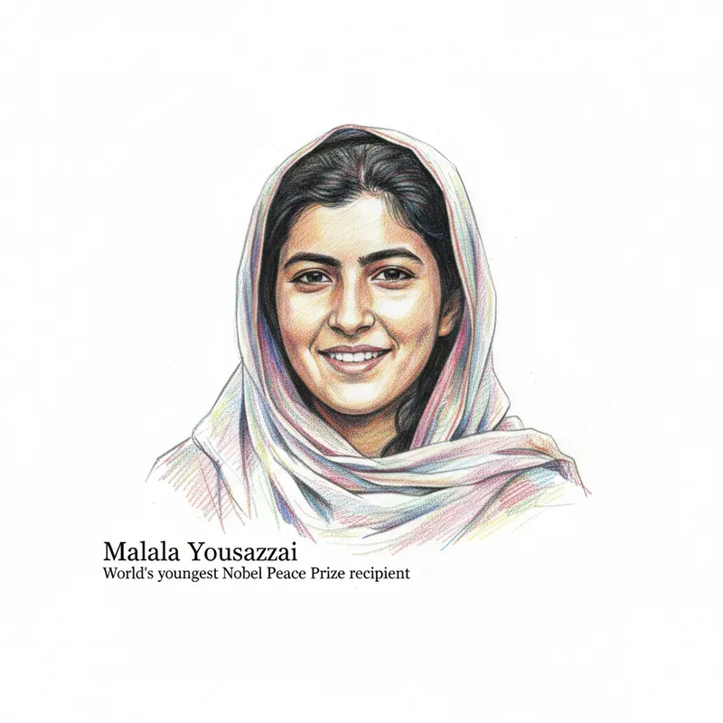 Colored Pencil Sketch Style Iconic Women