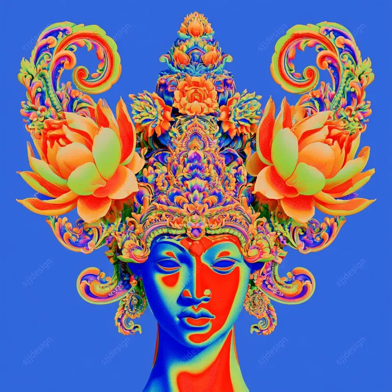 Psychedelic Baroque Illustrations