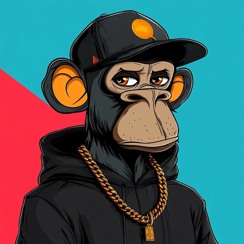 Cartoon Monkey NFT Design