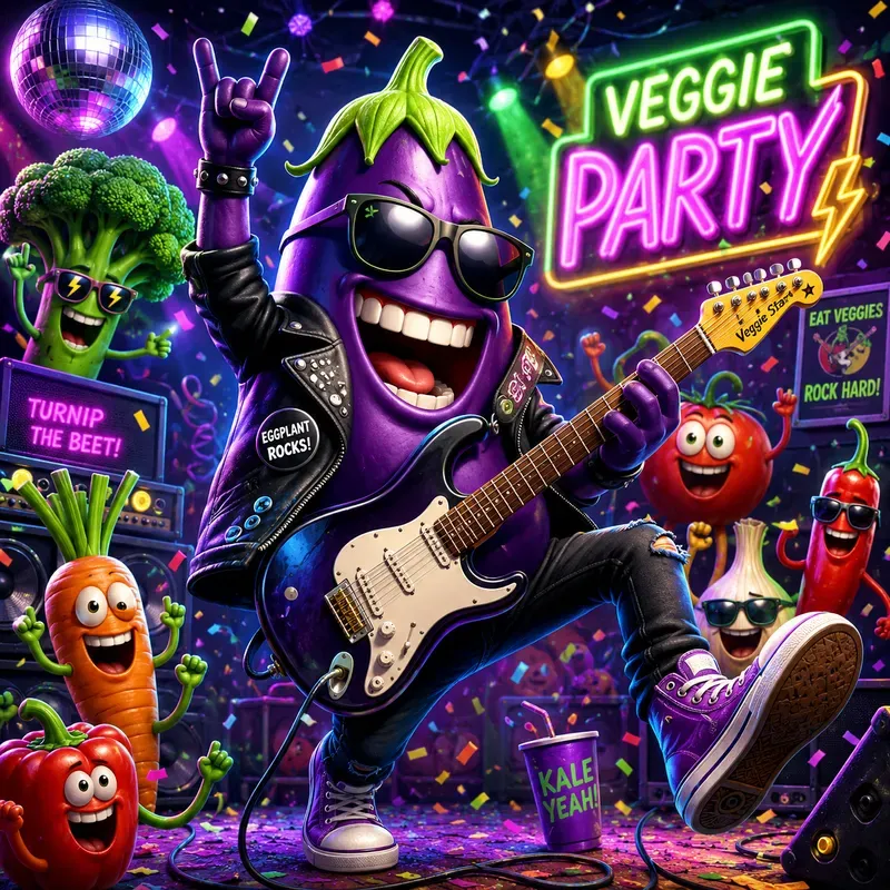 Funky Fruit Party Mascots