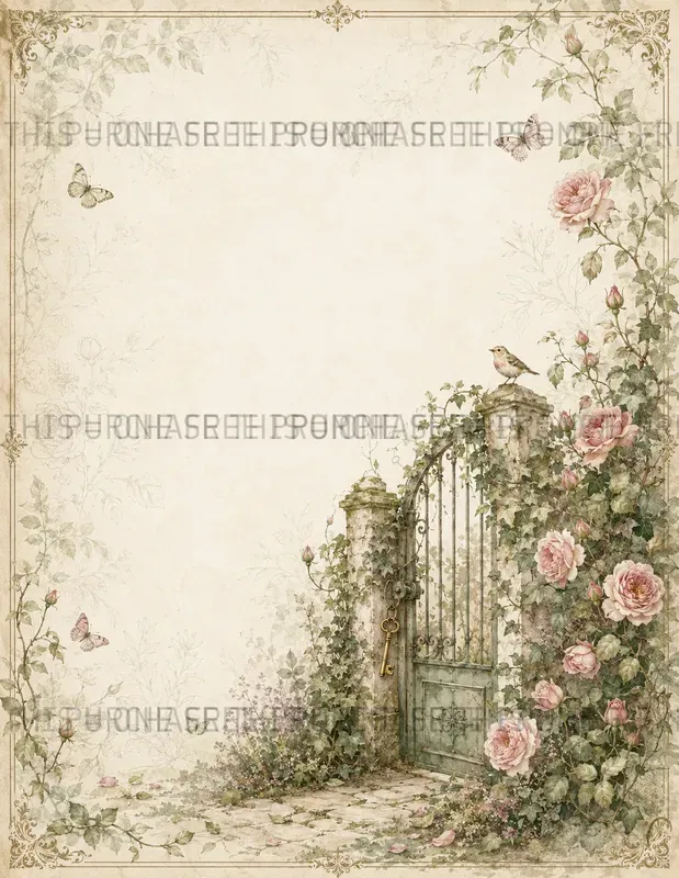 Secret Garden Journal Pages